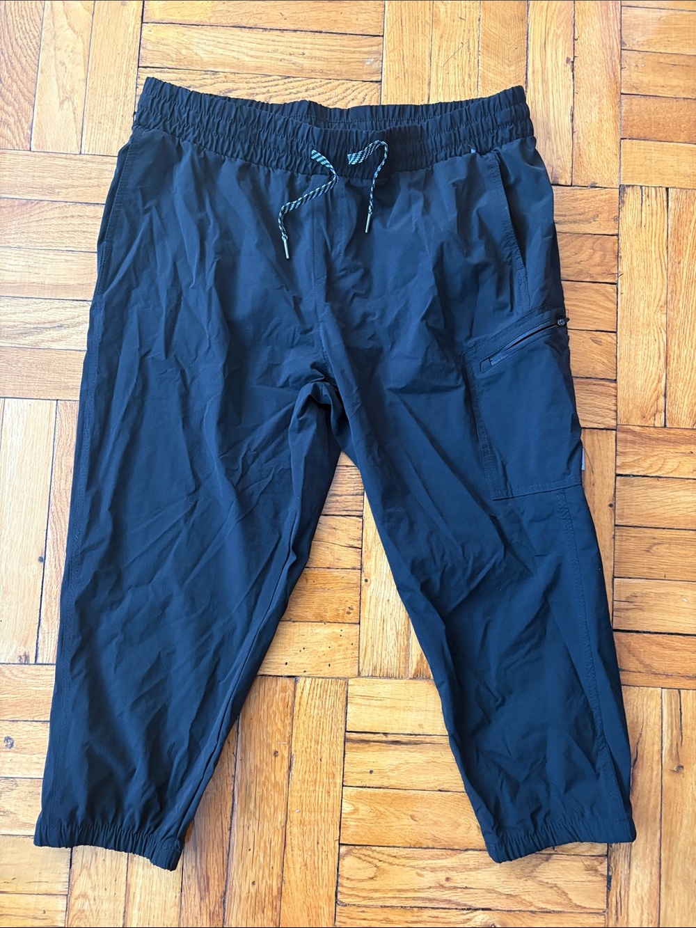Avalanche Men's Black Elastic Waist Joggers